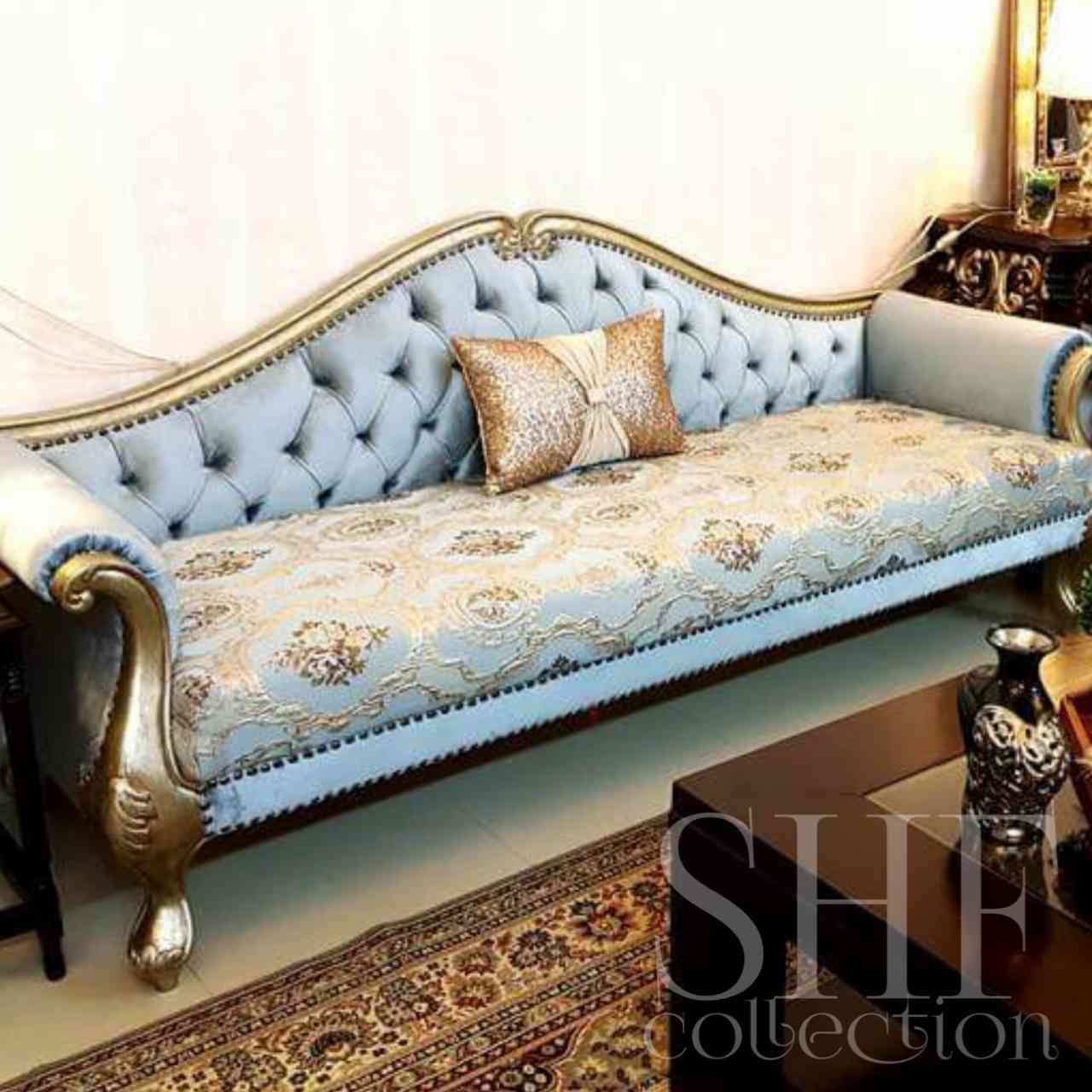 vrijgesteld adverteren Perseus SHF-Golden Wooden Sofa - SHF Collection
